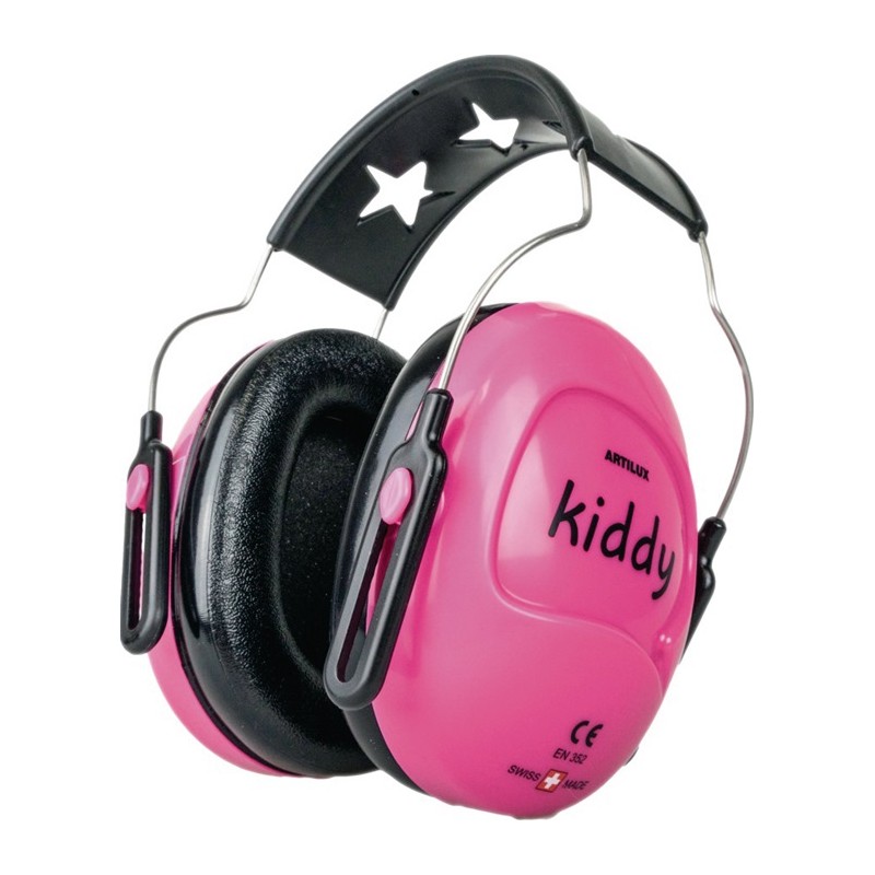 Casque antibruit pour des enfants KIDDY swiss made SNR 24dB Casque antibruit pour des enfants KIDDY swiss made SNR 24dB
