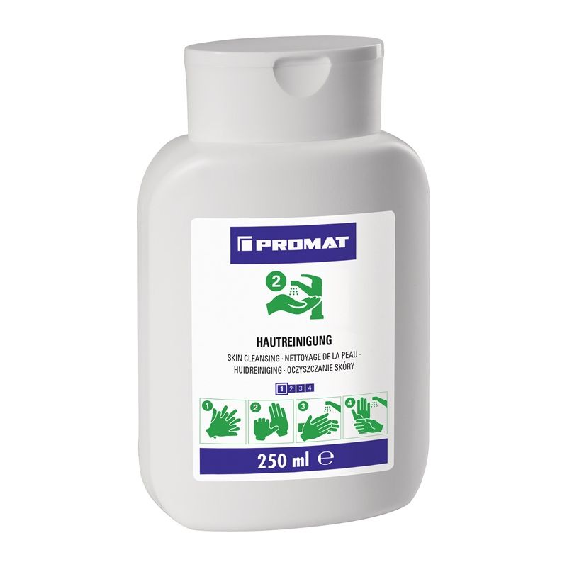 Nettoyant pour la peau bouteille de 250 ml salissures légères à moyennes PROMAT Nettoyant pour la peau bouteille de 250 ml salissures légères à moyennes PROMAT