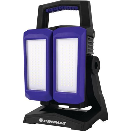 Projecteur à LED 50 W 800-4500 lm Li-Ion 5200 mAh 14,8 V IP54 PROMAT