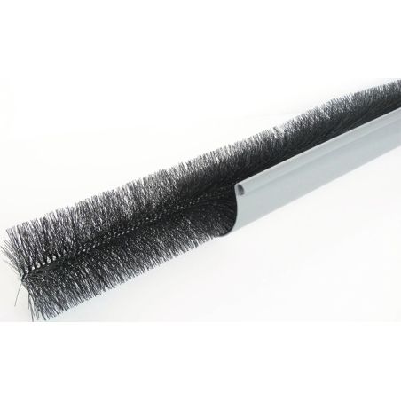 Brosse protège-gouttières largeur 100-125 mm longueur 1,2 m noir PROTEKTOR