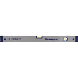 Niveau à bulles 30 cm aluminium argent niveau à bulle max. ±0,5 mm/m PROMAT