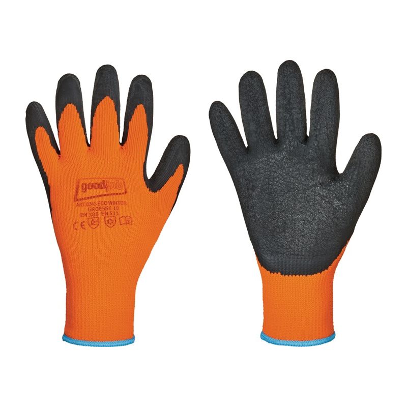 12 paires de Gants de protection contre le froid Eco Winter taille 10 noir/orange EN 388, EN 5 12 paires de Gants de protection contre le froid Eco Winter taille 10 noir/orange EN 388, EN 5
