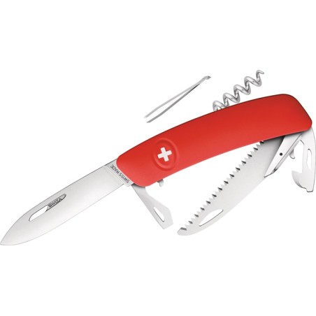 Couteau de poche ouv.IZA D05 L. poignée 95 mm L. des lames 75 mm longueur ouvert 170 mm SWIZA