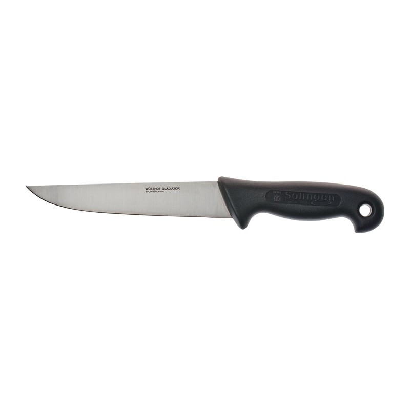 Couteau industriel L. totale 310 mm L. des lames 175 mm épaisseur du dos 2,5 mm poignée en plastique Couteau industriel L. totale 310 mm L. des lames 175 mm épaisseur du dos 2,5 mm poignée en plastique