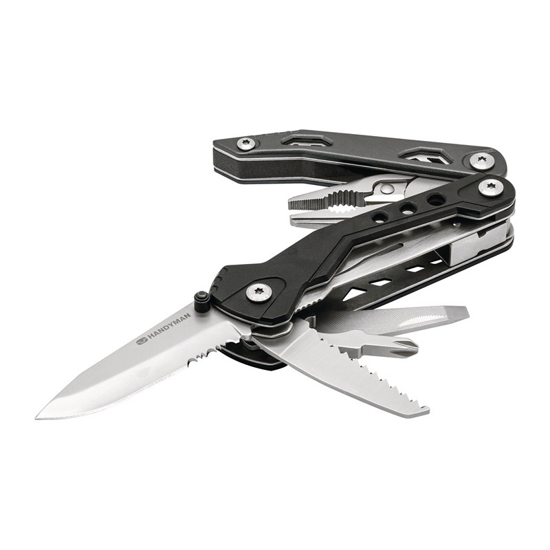 Outil multifonctions HandyOne longueur fermée 110 mm longueur des lames 66 mm acier inoxydable TRUE UTILITY Outil multifonctions HandyOne longueur fermée 110 mm longueur des lames 66 mm acier inoxydable TRUE UTILITY