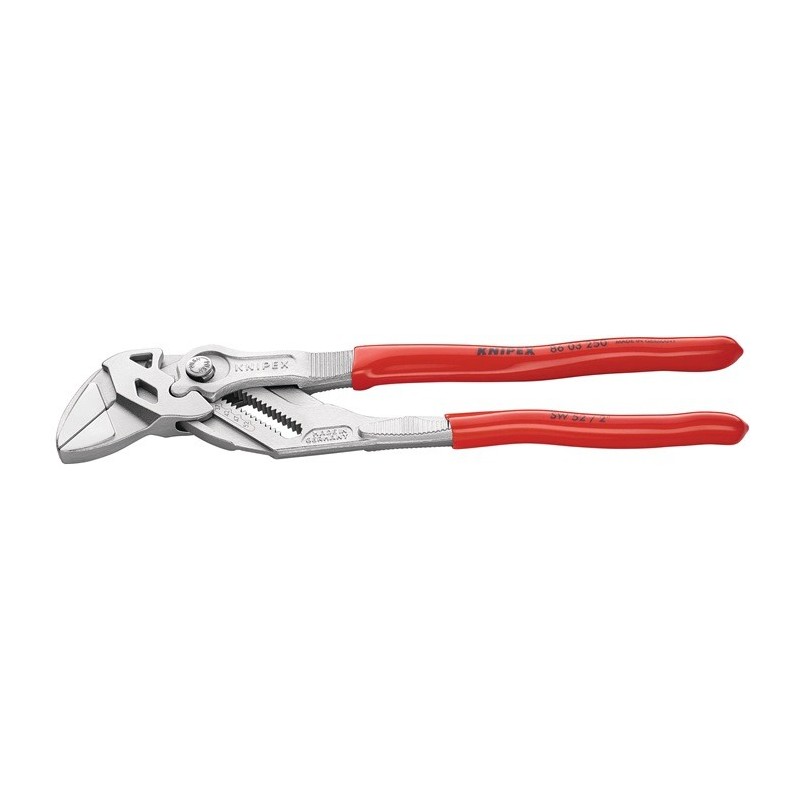 Pince-clé KNIPEX Lg 150 mm envergure 27 mm chromé revêtement en plastique KNIPEX