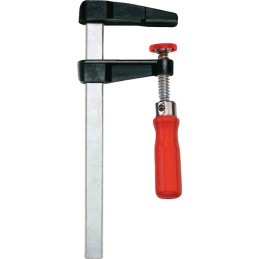 Presse à vis de serrage en fonte moulée LM col de cygne 50 mm manche en bois 15 x 5 mm BESSEY