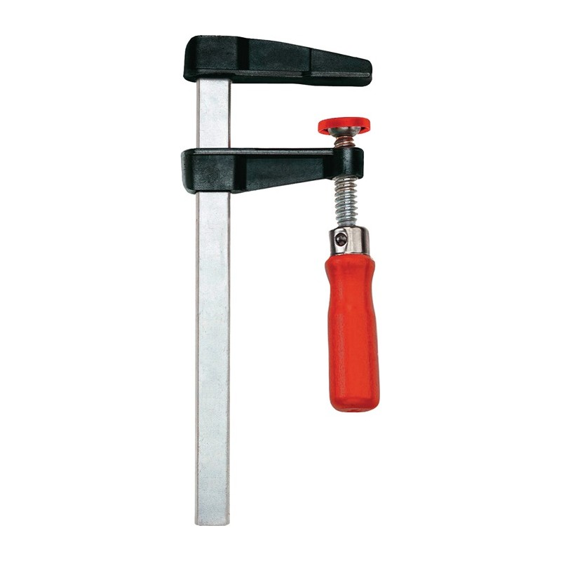 Presse à vis de serrage en fonte moulée LM col de cygne 50 mm manche en bois 15 x 5 mm BESSEY Presse à vis de serrage en fonte moulée LM col de cygne 50 mm manche en bois 15 x 5 mm BESSEY